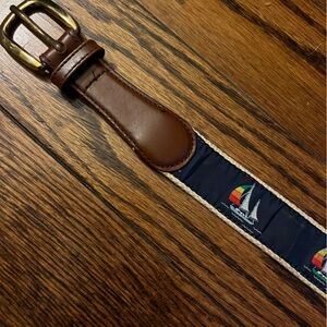 Vintage Jacobson’s Nautical Leather Belt